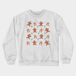 Gingerbread cookies Christmas pattern Crewneck Sweatshirt